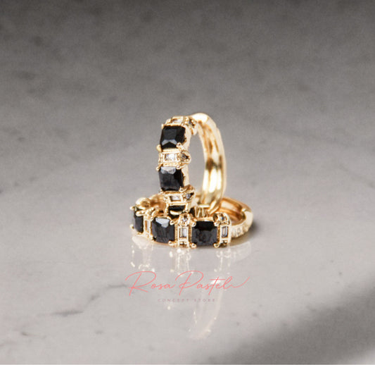 Arete en baño de oro 18k