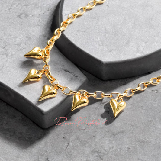 Collar en baño de oro 18k