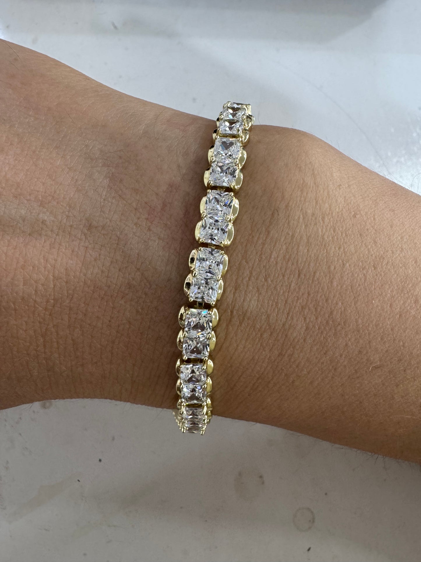 Pulsera en baño de oro 18k