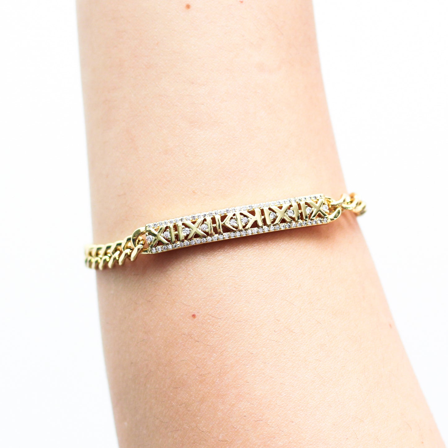 Pulsera en baño de oro 18k