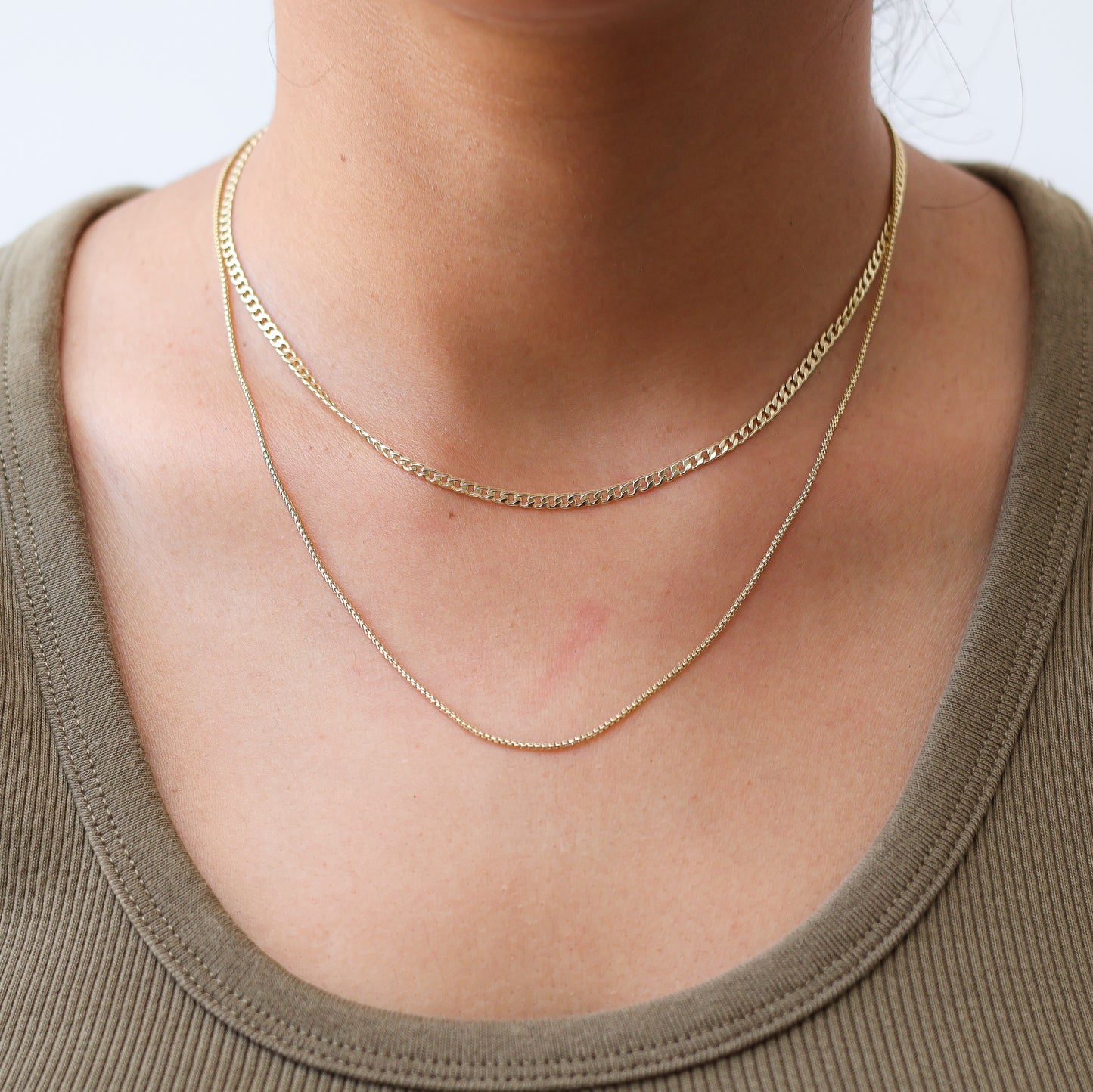 Collar en baño de oro 18k