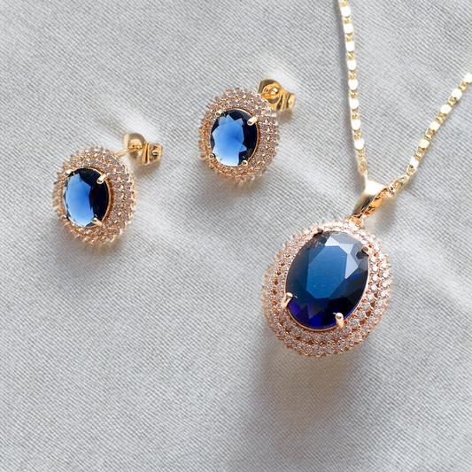 SET en baño de oro 18k