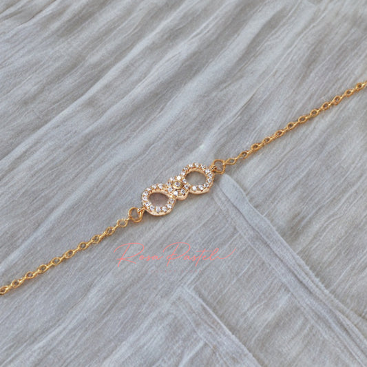 Pulsera en baño de oro de 18k