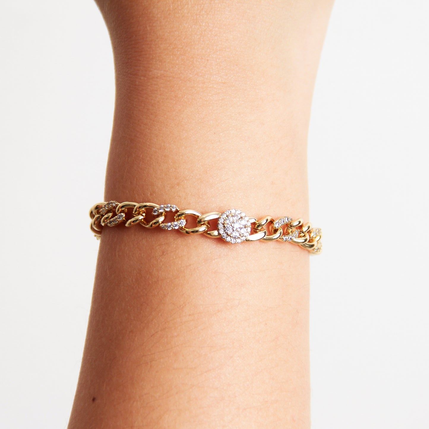 Pulsera baño de oro