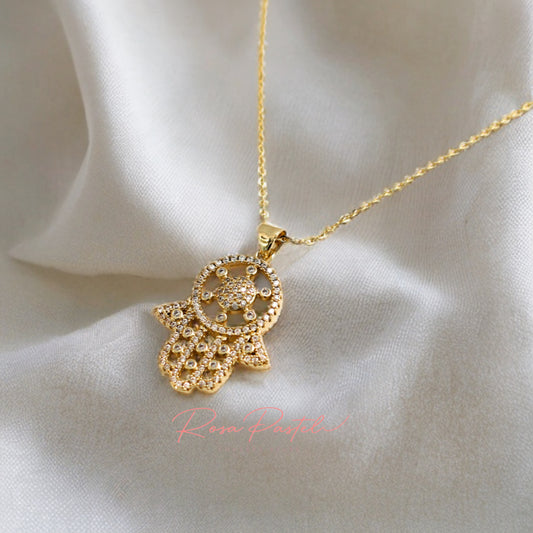 Collar en baño de oro 18k