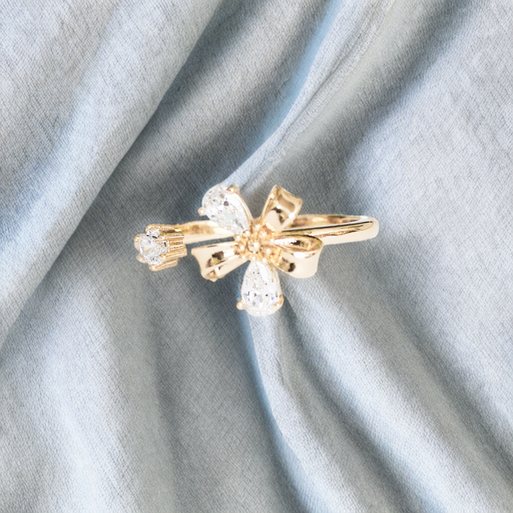 Anillo en baño de oro 18 k