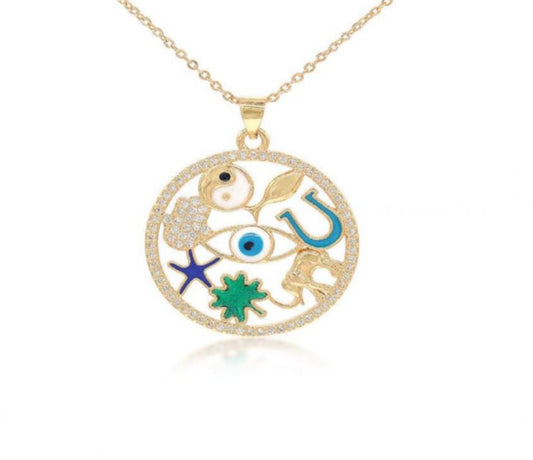 Collar en baño de oro 18k