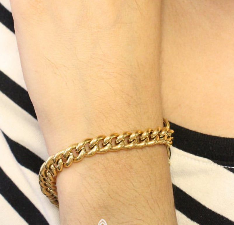 Pulsera en baño de oro