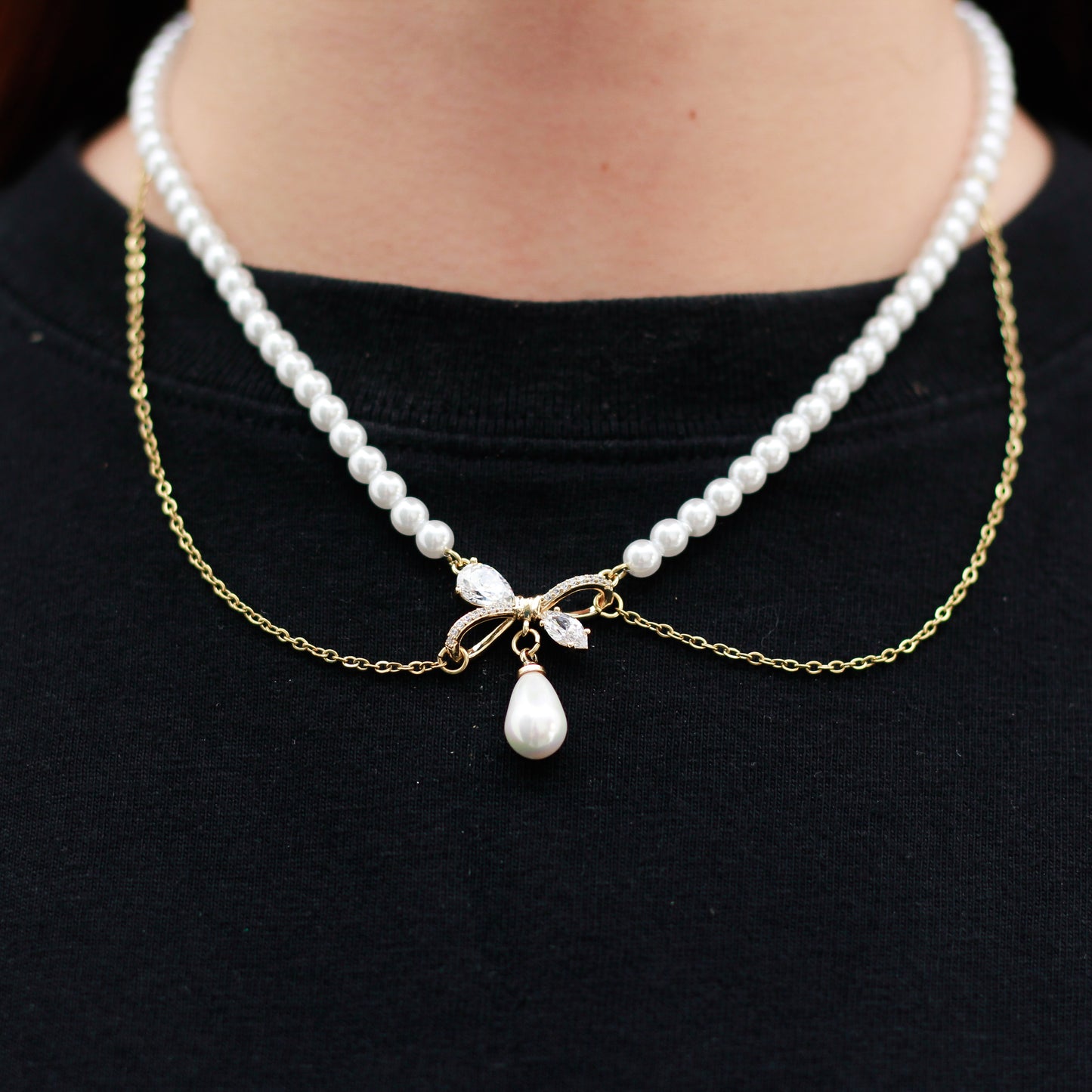 Collar en baño de oro 18k
