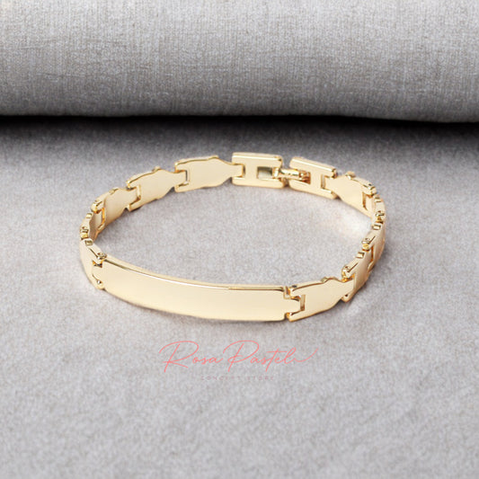 Pulsera en baño de oro de 18k