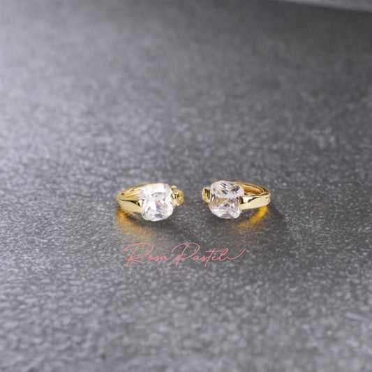 Arete en baño de oro 18K