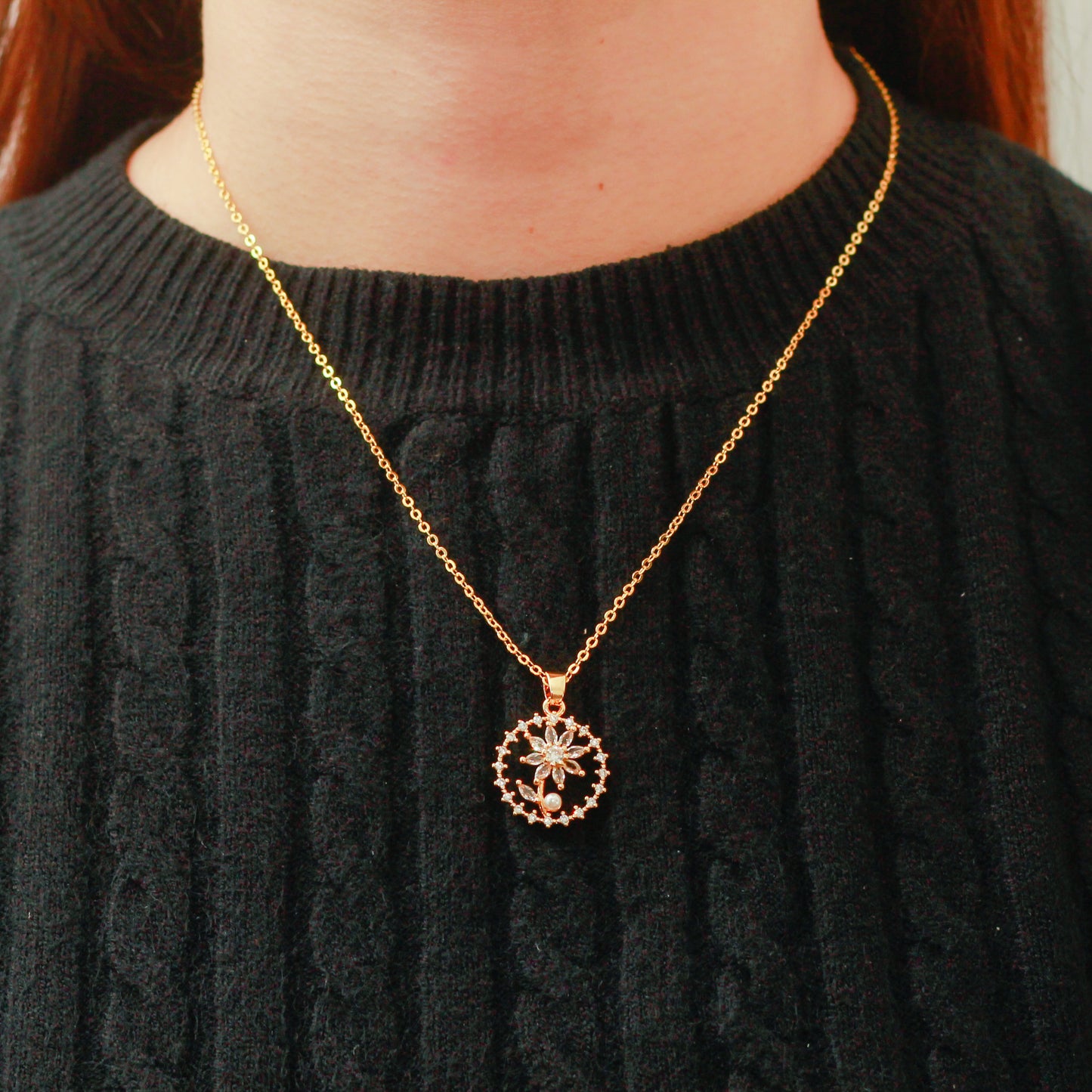 Collar baño de oro 18k