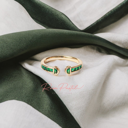 Anillo en baño de oro 18 k