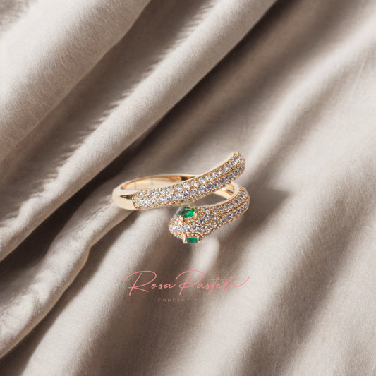 Anillo en baño de oro 18 k