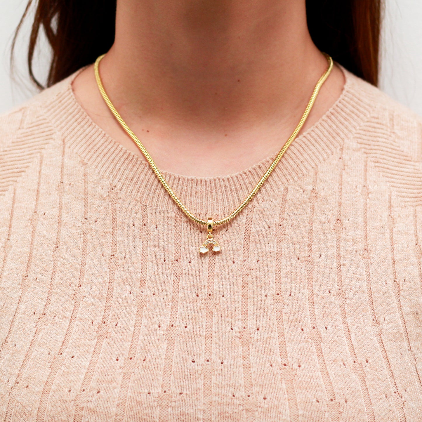 Collar en baño de oro 18k