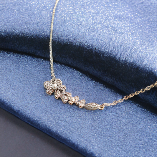 Collar baño de Rodio