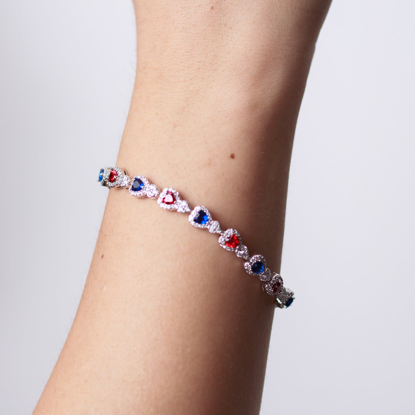 Pulsera en baño de rodio