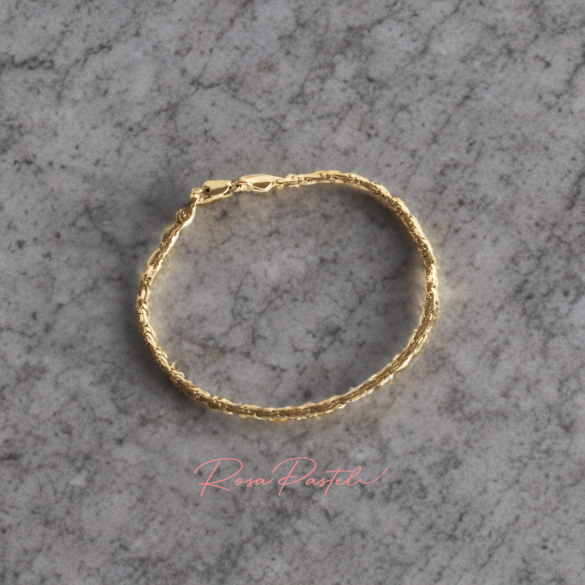 Pulsera en baño de oro 18K