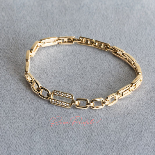 Pulsera en baño de oro 18K