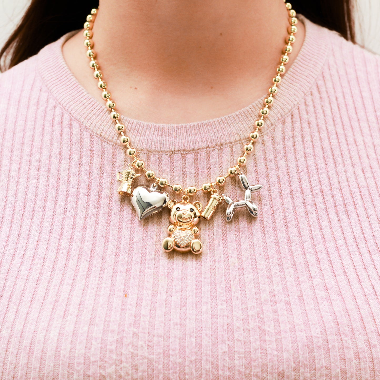 Collar en baño de oro 18k