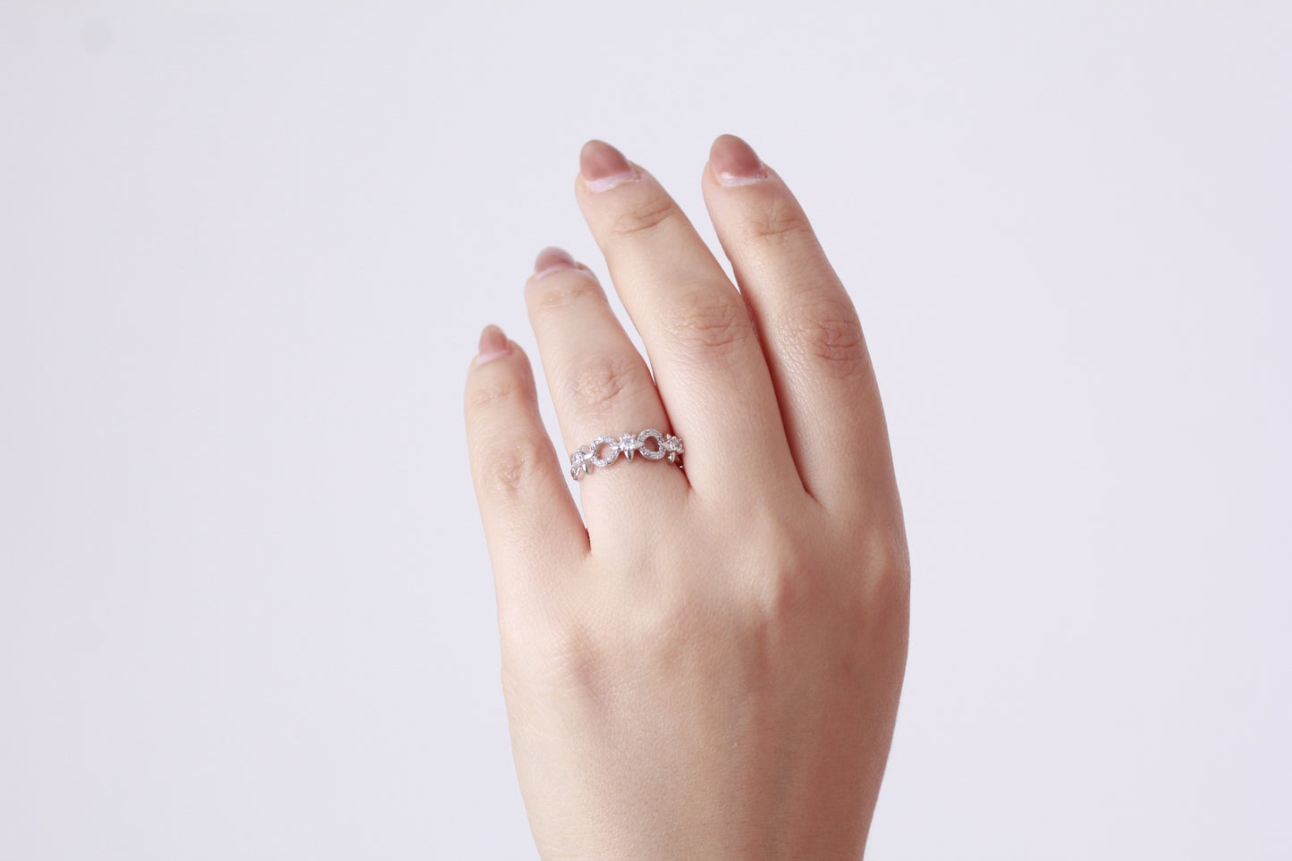 Anillo en baño de Rodio