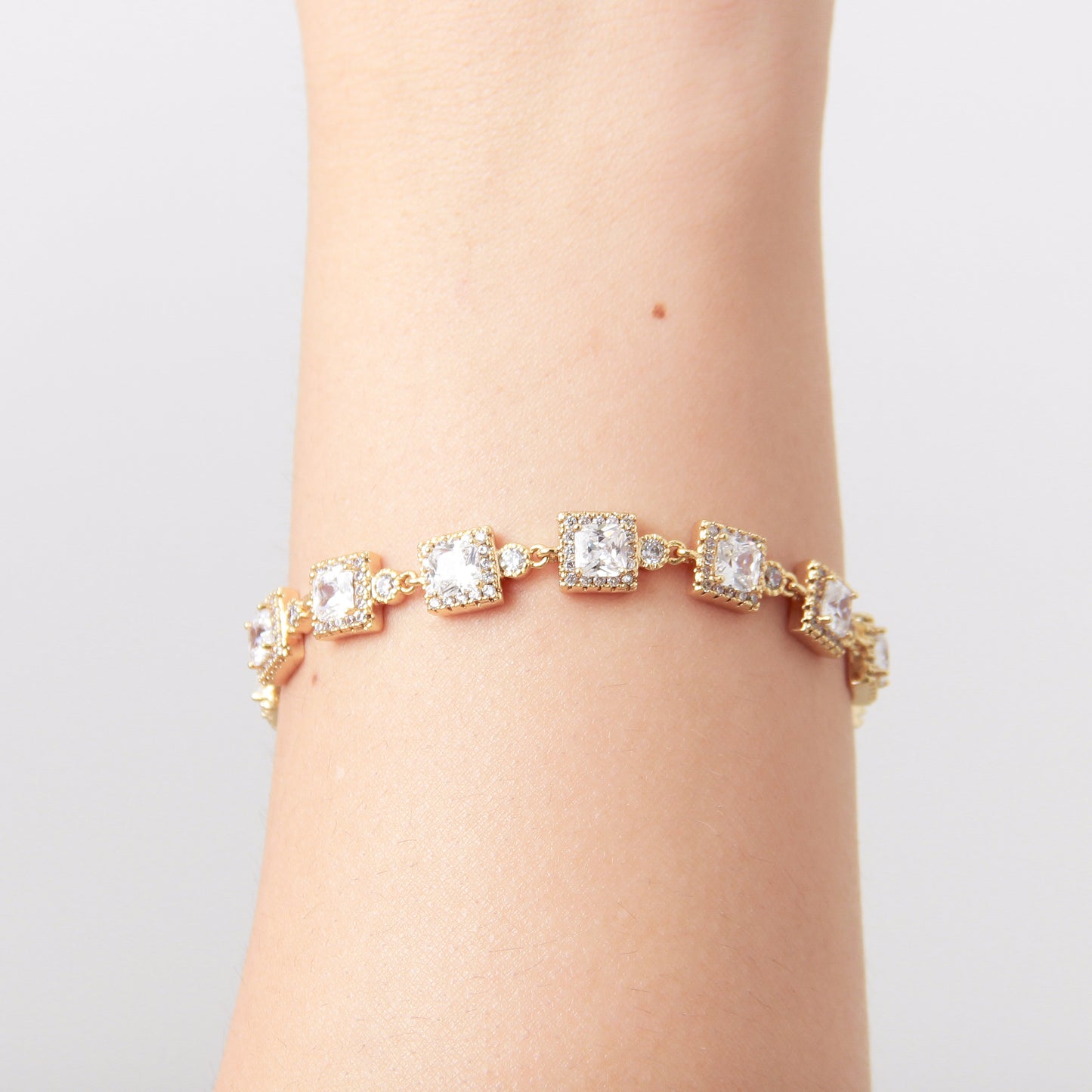 Pulsera en baño de oro de 18k