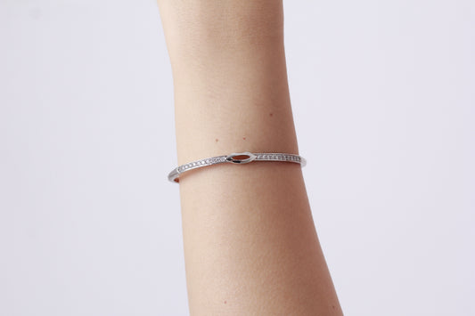 Pulsera en baño de Rodio