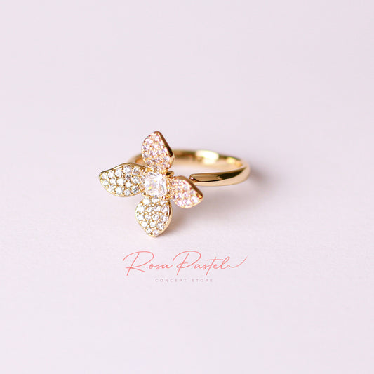 Anillo baño de oro 18k