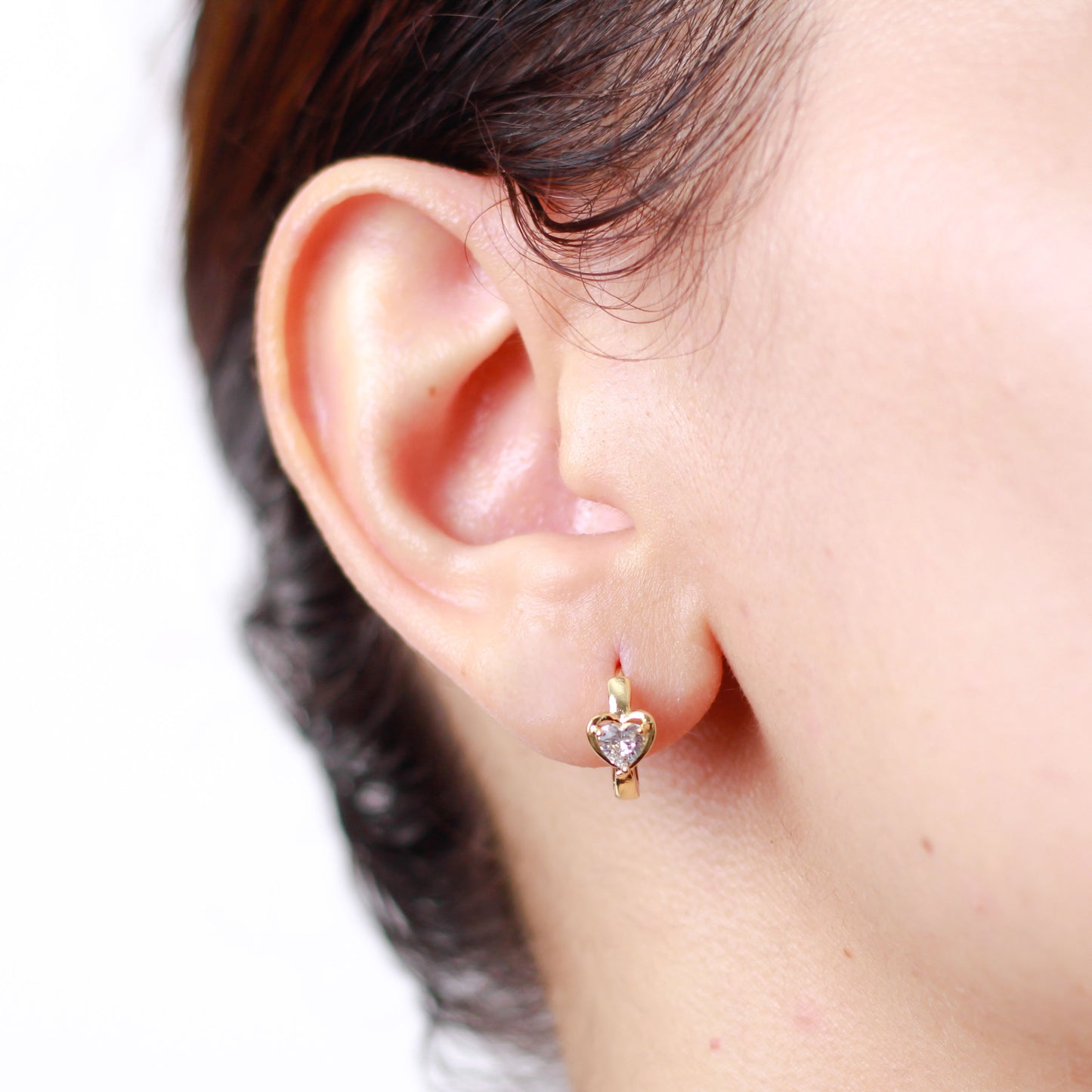 Arete en baño de oro 18k