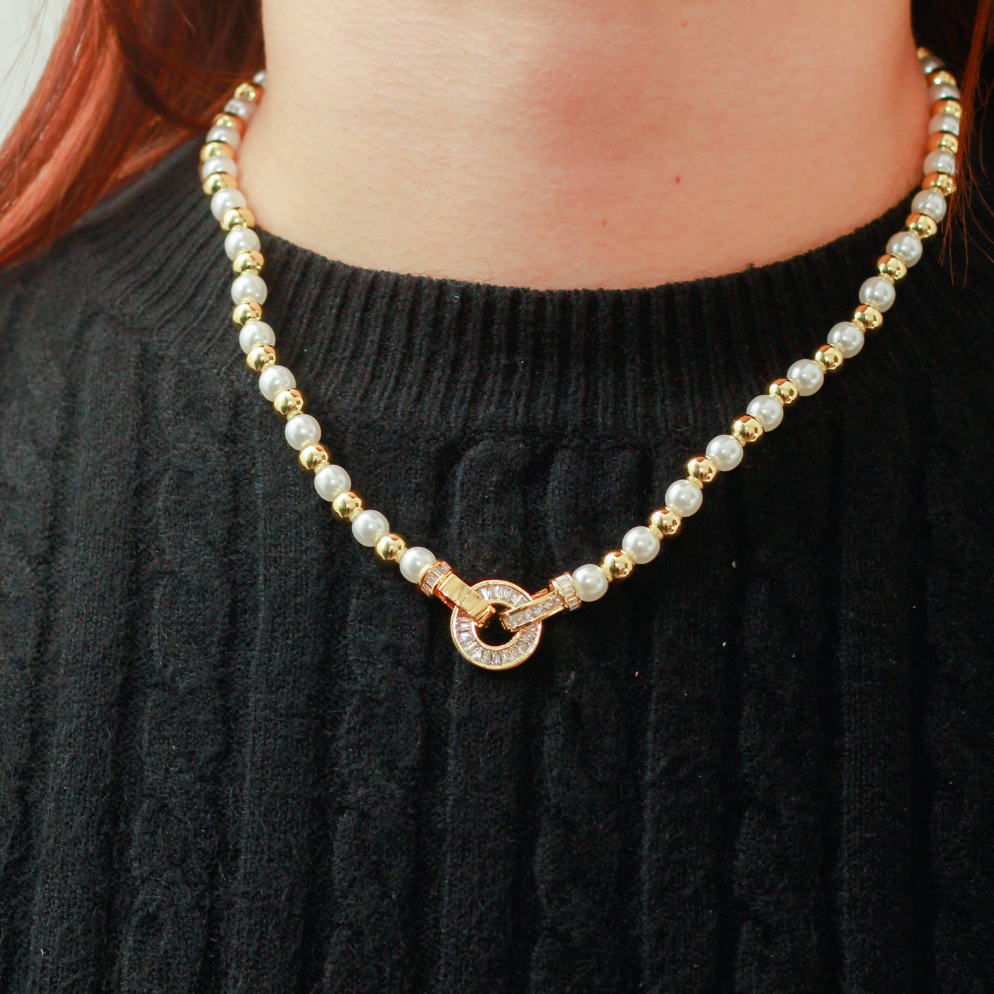 Collar baño de oro 18k