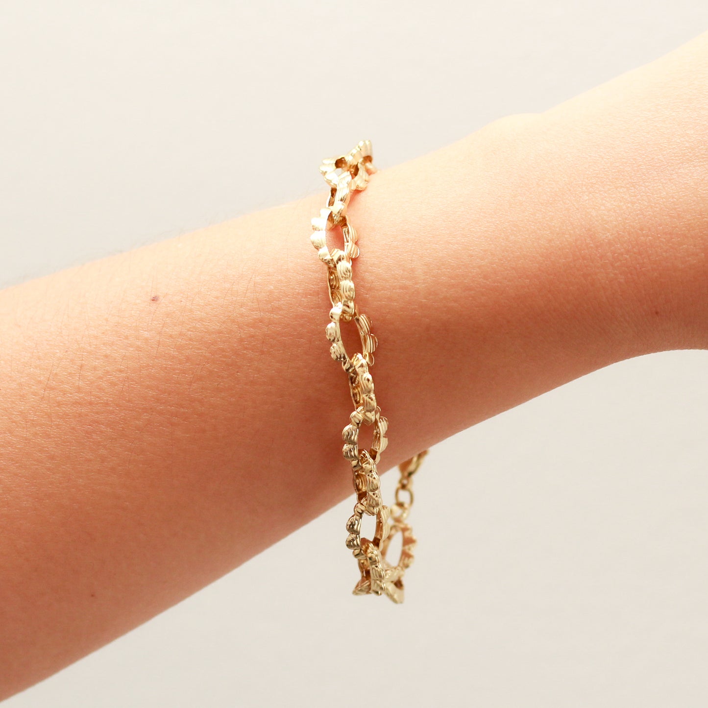 Pulsera en baño de oro 18k