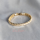 Pulsera en baño de oro 18k