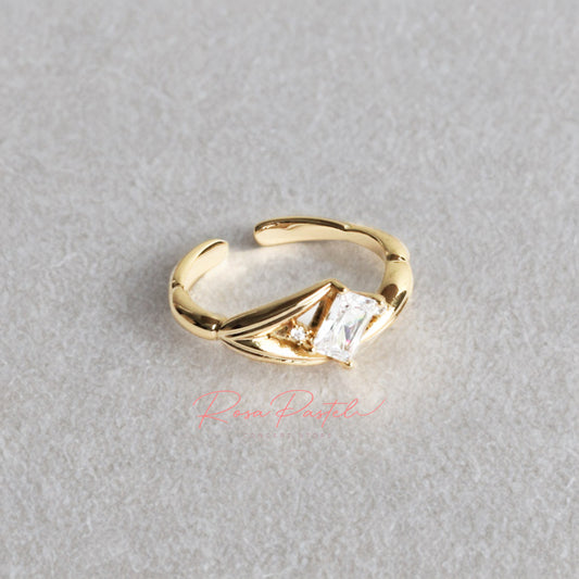Anillo en baño de oro 18k