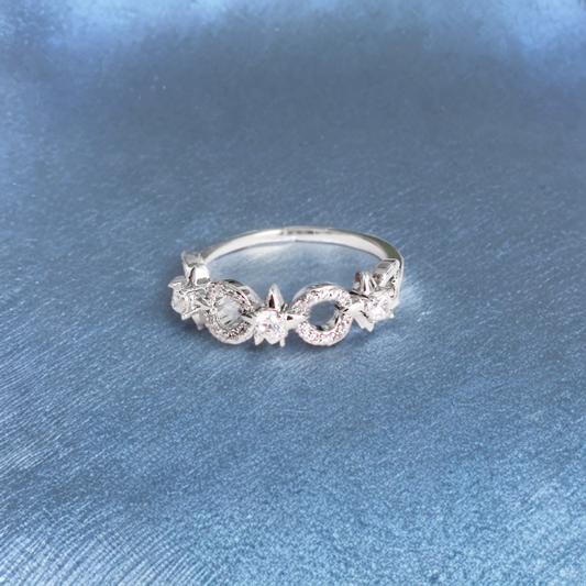 Anillo en baño de Rodio