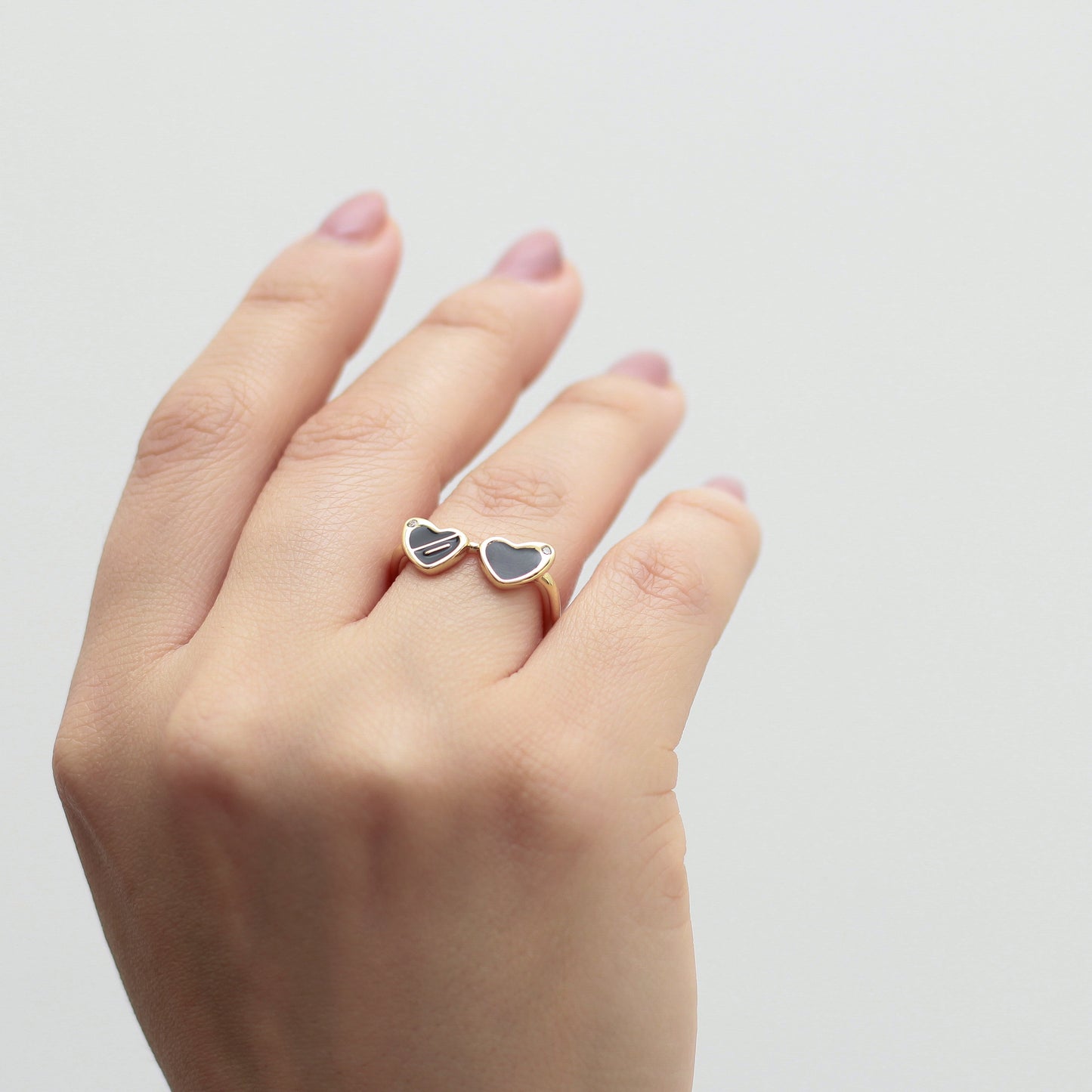 Anillo en baño de oro 18k