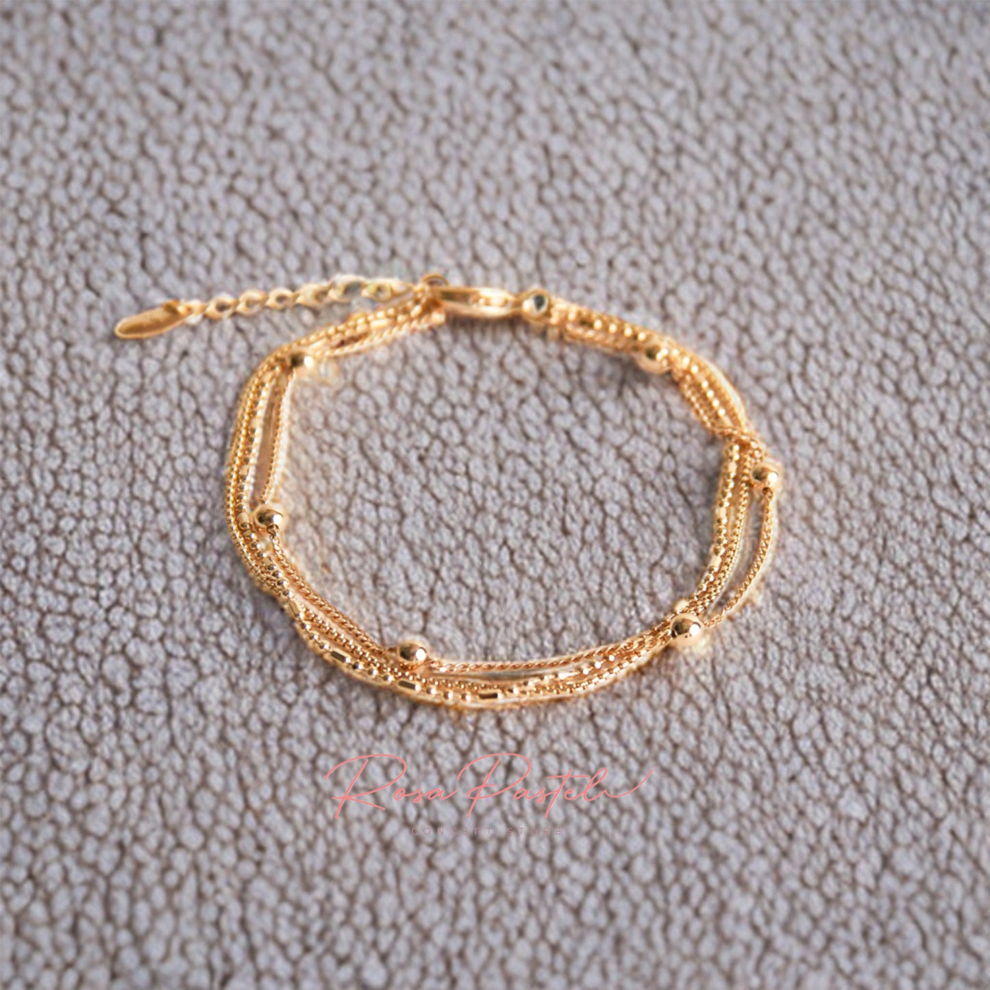 Pulsera en baño de oro 18K
