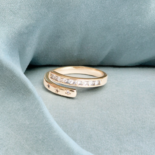 Anillo baño de oro 18k