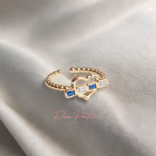 Anillo en baño de oro 18k