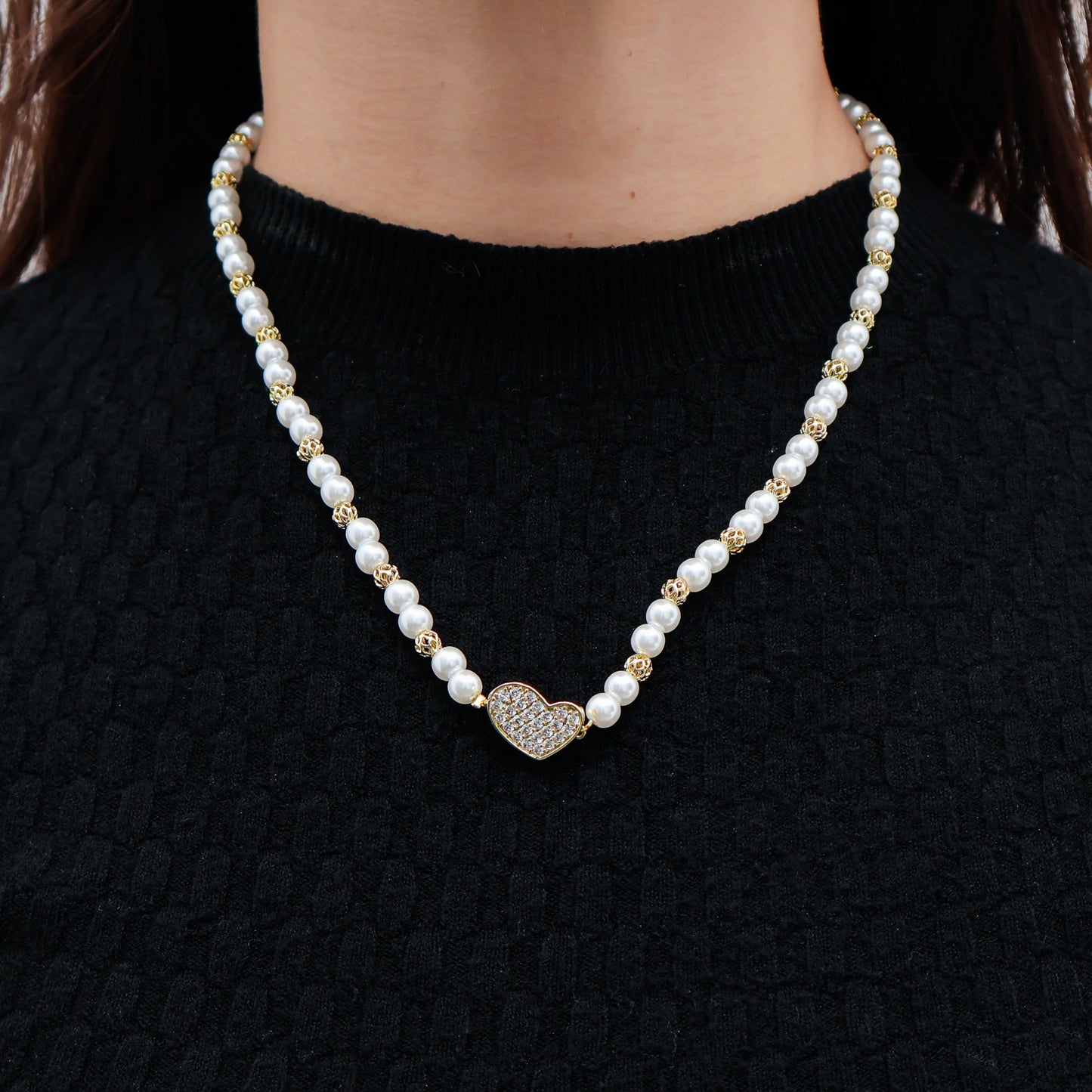 Collar en baño de oro 18k