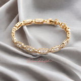 Pulsera en baño de oro 18k