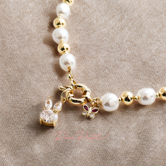 Collar en baño de oro 18k