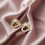 Arete en baño de oro 18K