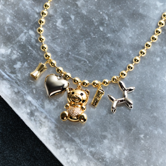 Collar en baño de oro 18k