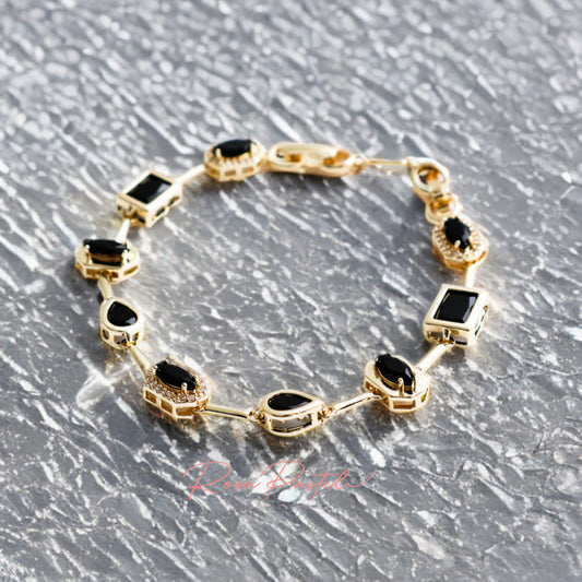 Pulsera en baño de oro 18k