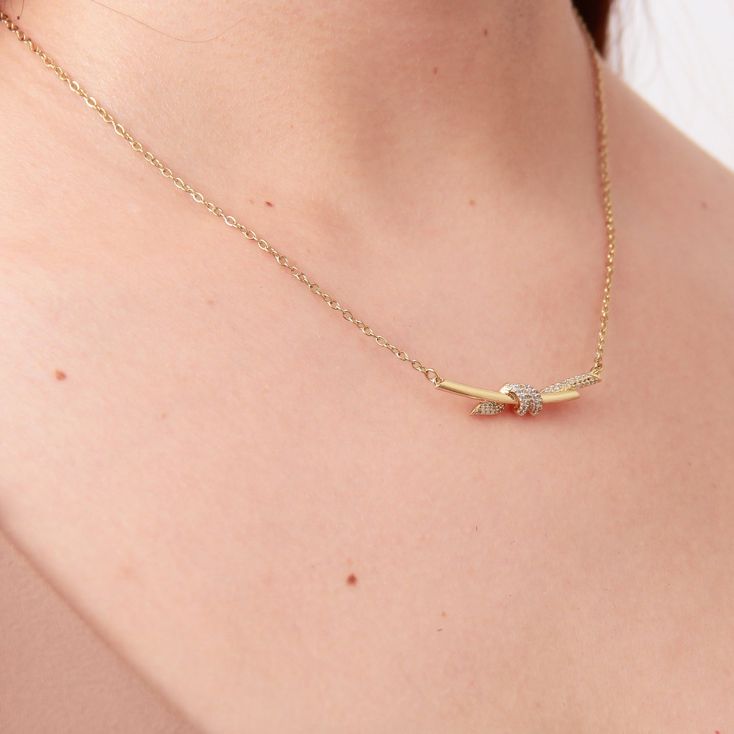 Collar en baño de oro 18k