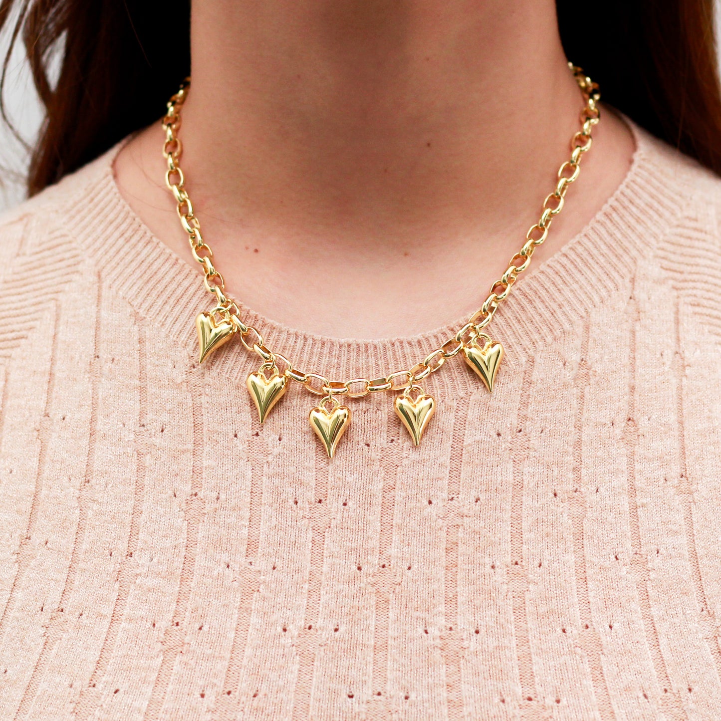 Collar en baño de oro 18k