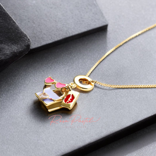 Collar en baño de oro 18k