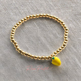 Pulsera en baño de oro 18k