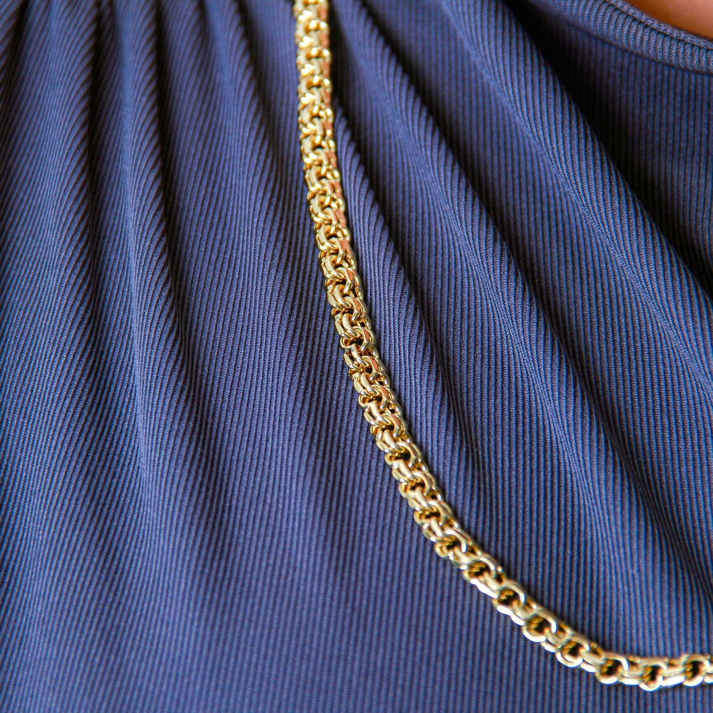 Cadena baño de oro 18k