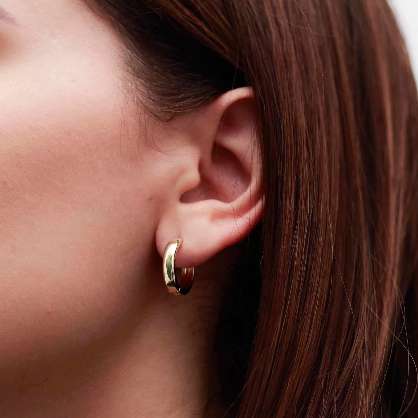 Aretes en baño de oro 18k